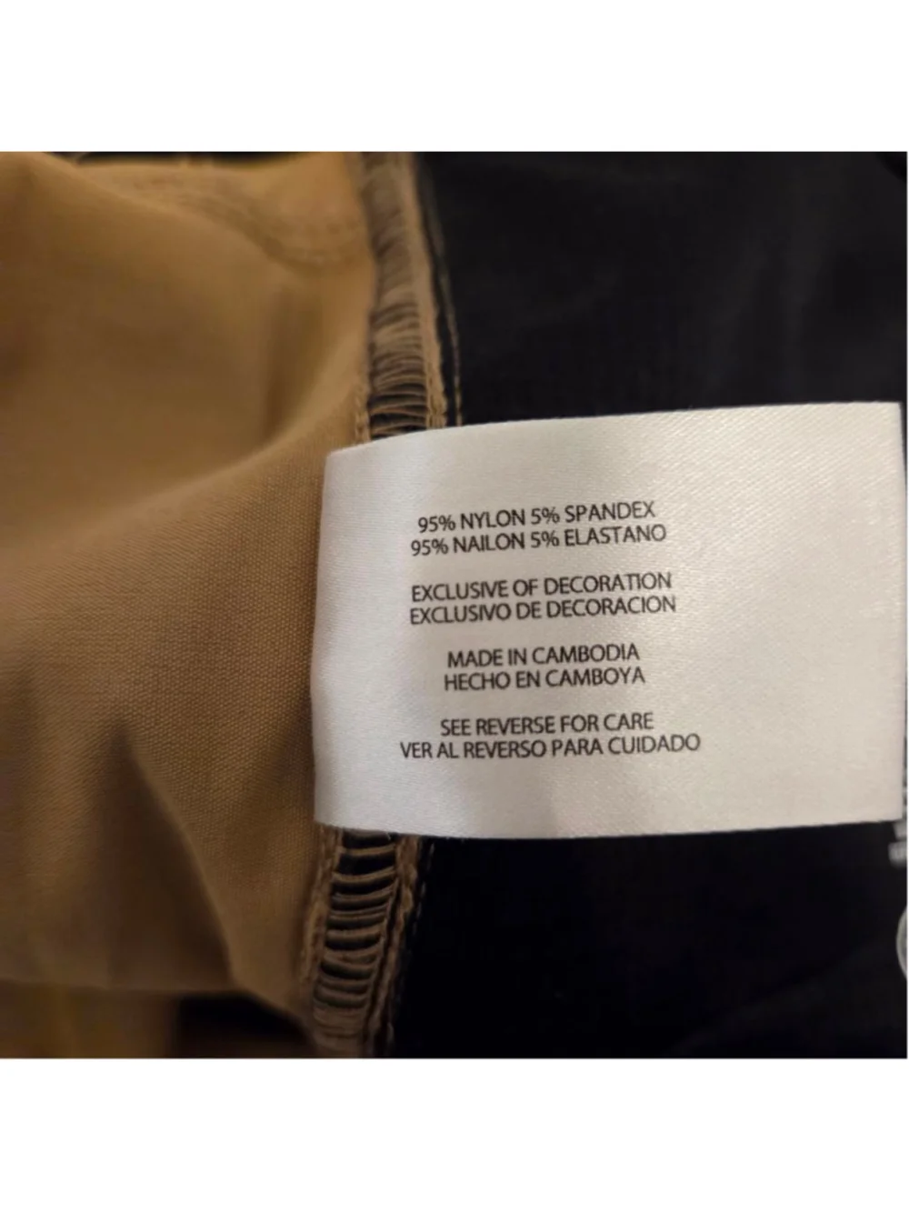 Men's Orvis Tan Performance 6 pocket Pants Waist 36/30